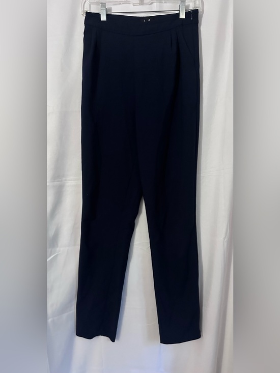 Lulus Pants - Lulu's Navy Straight-Leg Dress Pants